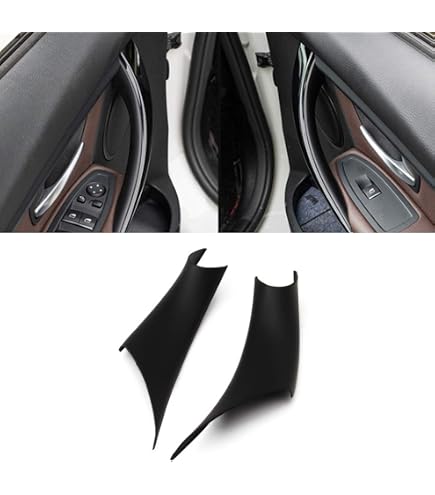 GEATaaT Gelunxin Door Pull Handle Covers For BMW 3 Series & 4 Series 2012-2018 - Carbon Fiber ABS+PC - View #5
