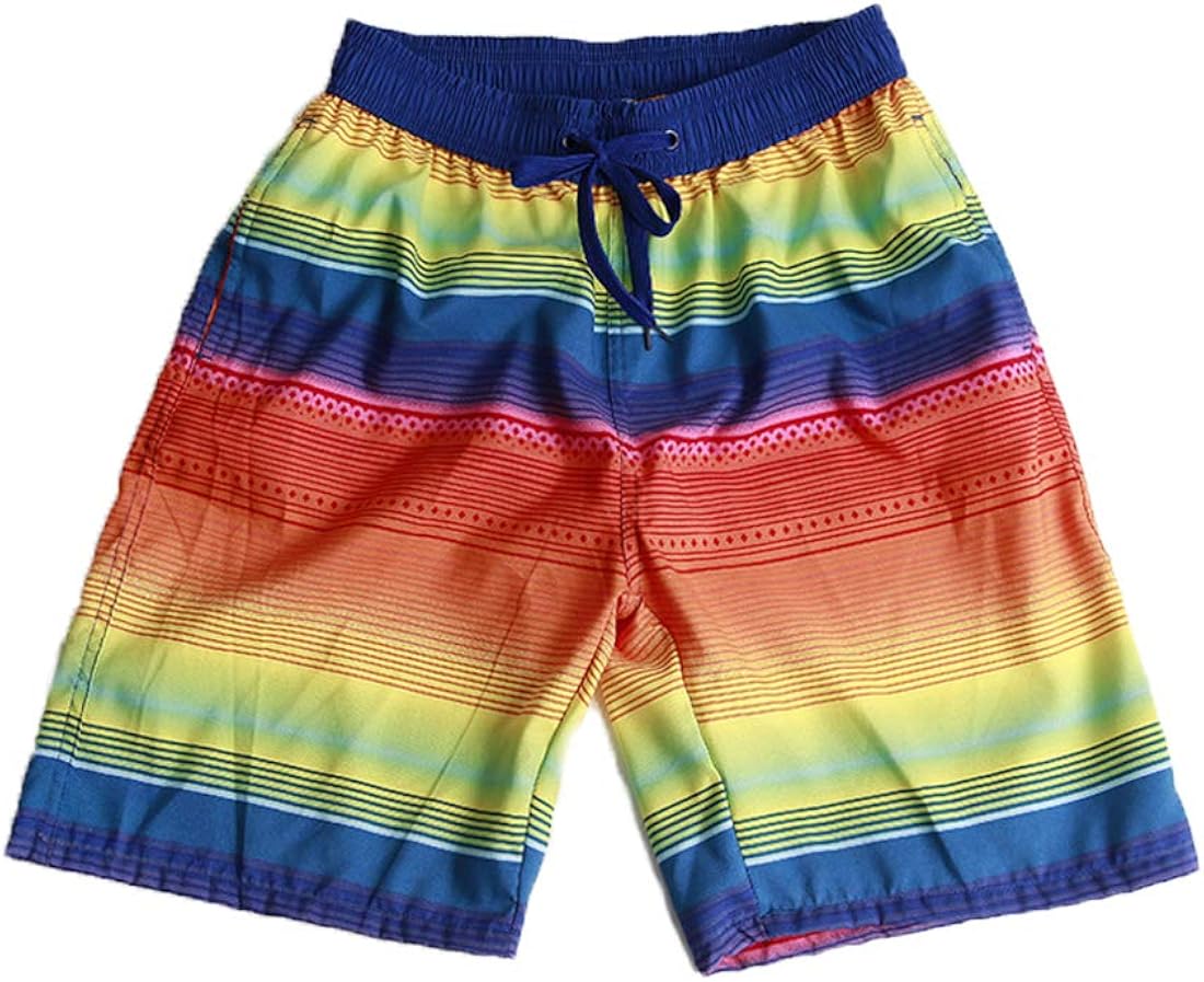 colorful striped shorts womens