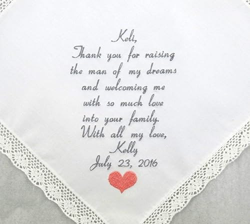 mother of the groom hankie