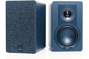 DALI KUPID Premium Compact Passive Hi-Fi Bookshelf Speakers, 2-Way Design with 4.5" Woofer & 1" Tweeter, Includes Wall Mount 