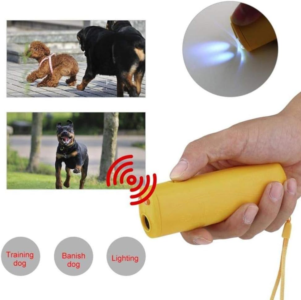 GHBCSJD Solar Outdoor Ultrasonic Mosquito Repellent Animal Driving, With Led Light Flashing Pest Control