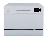 SPT SD-2225DS Countertop Dishwasher with Delay Start & LED, Silver, Silver