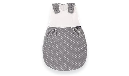 Träumeland Außenschlafsack LIEBMICH I Babyschlafsack, Größe:56/62, Design:Punkte grau