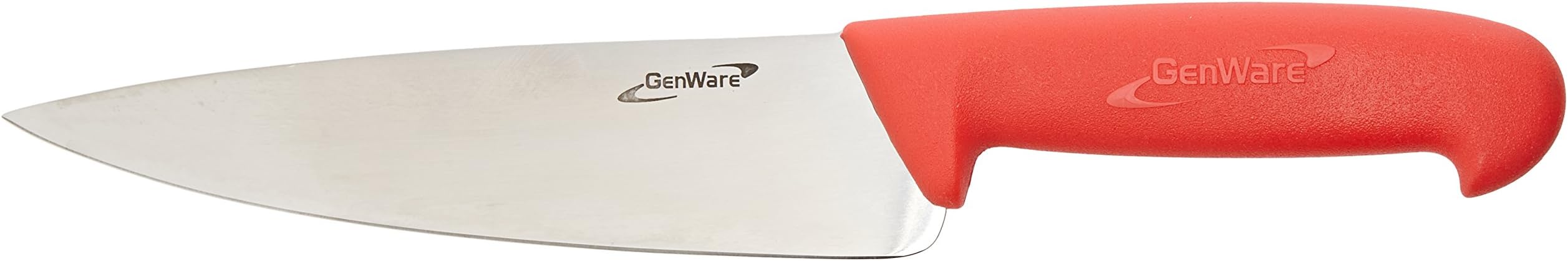 Genware NEV-K-C8R Chef Knife, 8'', Red