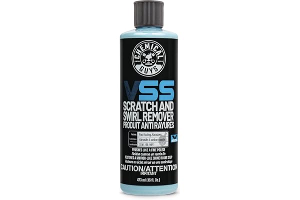 Chemical Guys VSS One-Step Scratch and Swirl Remover Compound Polish, Works on Cars, Trucks, SUVs, Motorcycles, RVs & More, 4