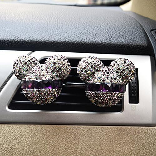 MOSA STORE Auto Perfume Sparkling Car Fragrance Air Freshener Holder Container