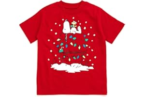 Peanuts Halloween Christmas Valentines Day July 4th St. Patrick's Day T-Shirt Toddler to Big Kid Sizes (2T - 18-20)