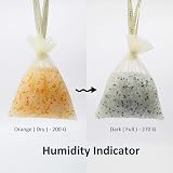 wisedry Silica Gel Beads Reusable 5 LBS Desiccant with 10 Organza Bags view 9
