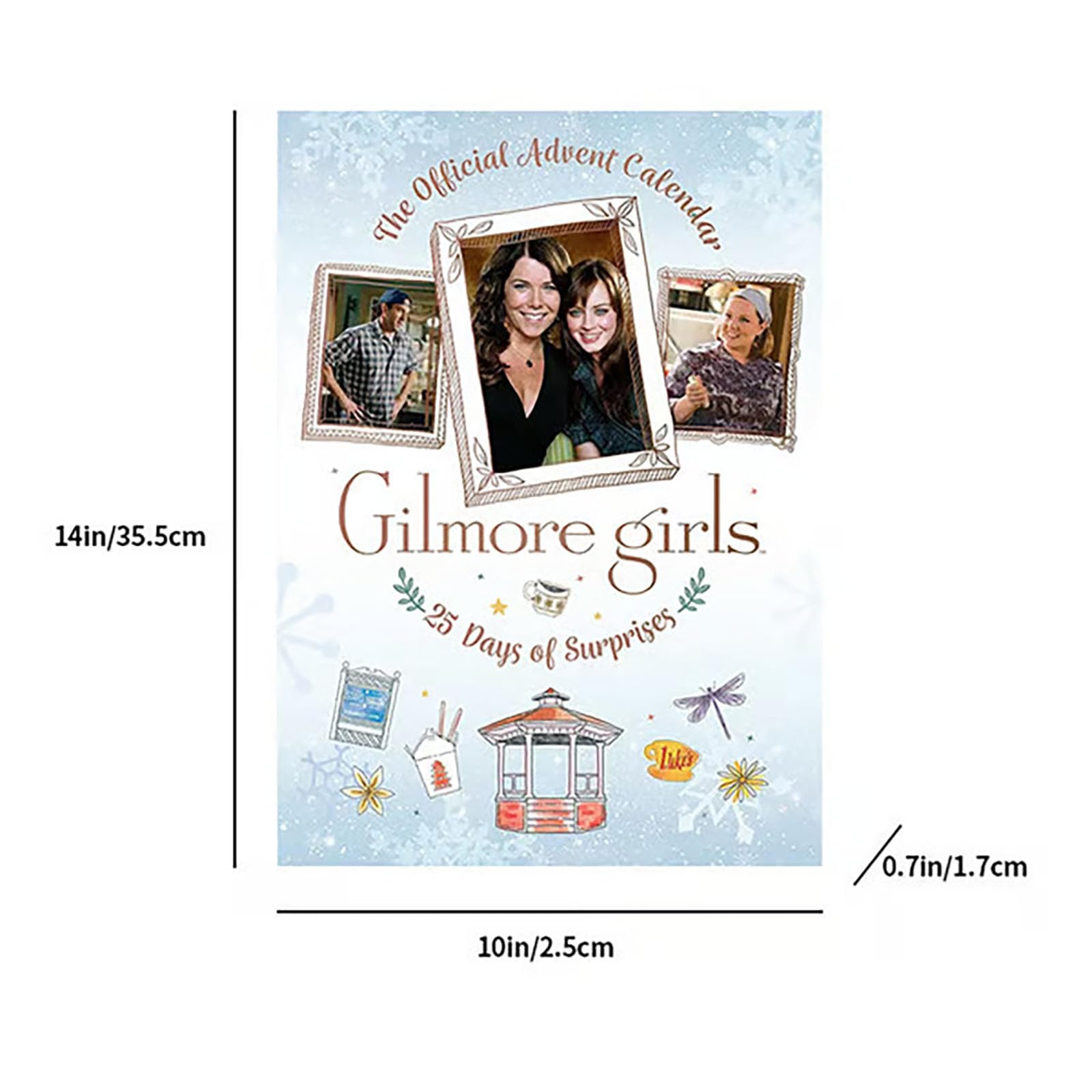 2024 New 24 Day Christmas Vacation Advent Calendar- Gilmore Girls Christmas Vacation Advent Calendar, Gilmore Girls Advent Calendar,Christmas Countdown Calendar Gift (A)