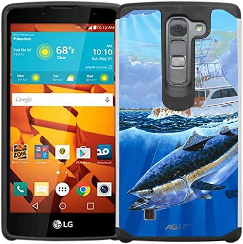 LG Volt 2 / LG Magna Case - Armatus Gear (TM) Slim Hybrid Armor Case Protective Cover for LG Volt 2 (LS751) / LG Magna (H502F) - Giant Bluefin Tuna
