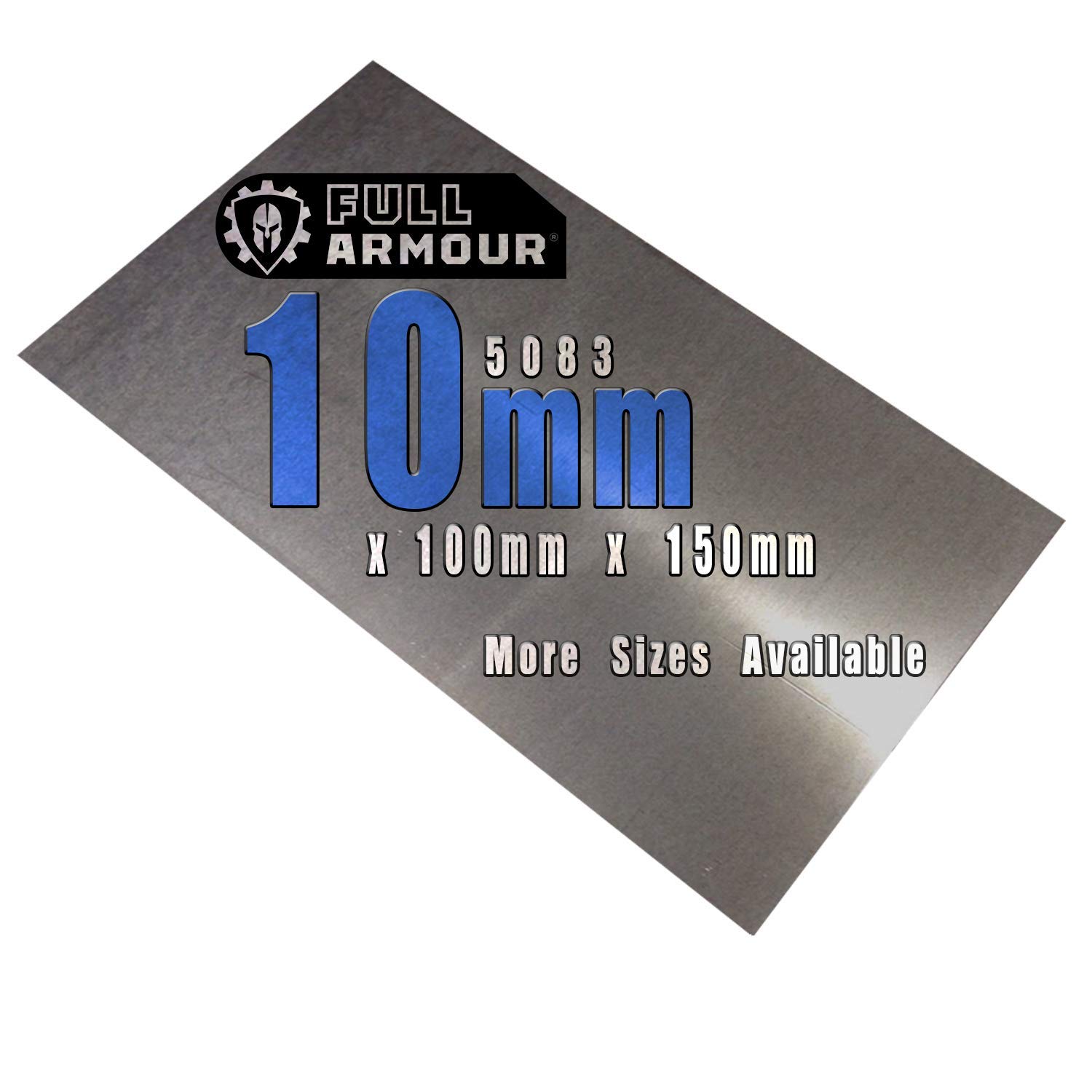 10mm Aluminium Plate, Grade 5083 100mm x 150mm (10cm x 15cm)