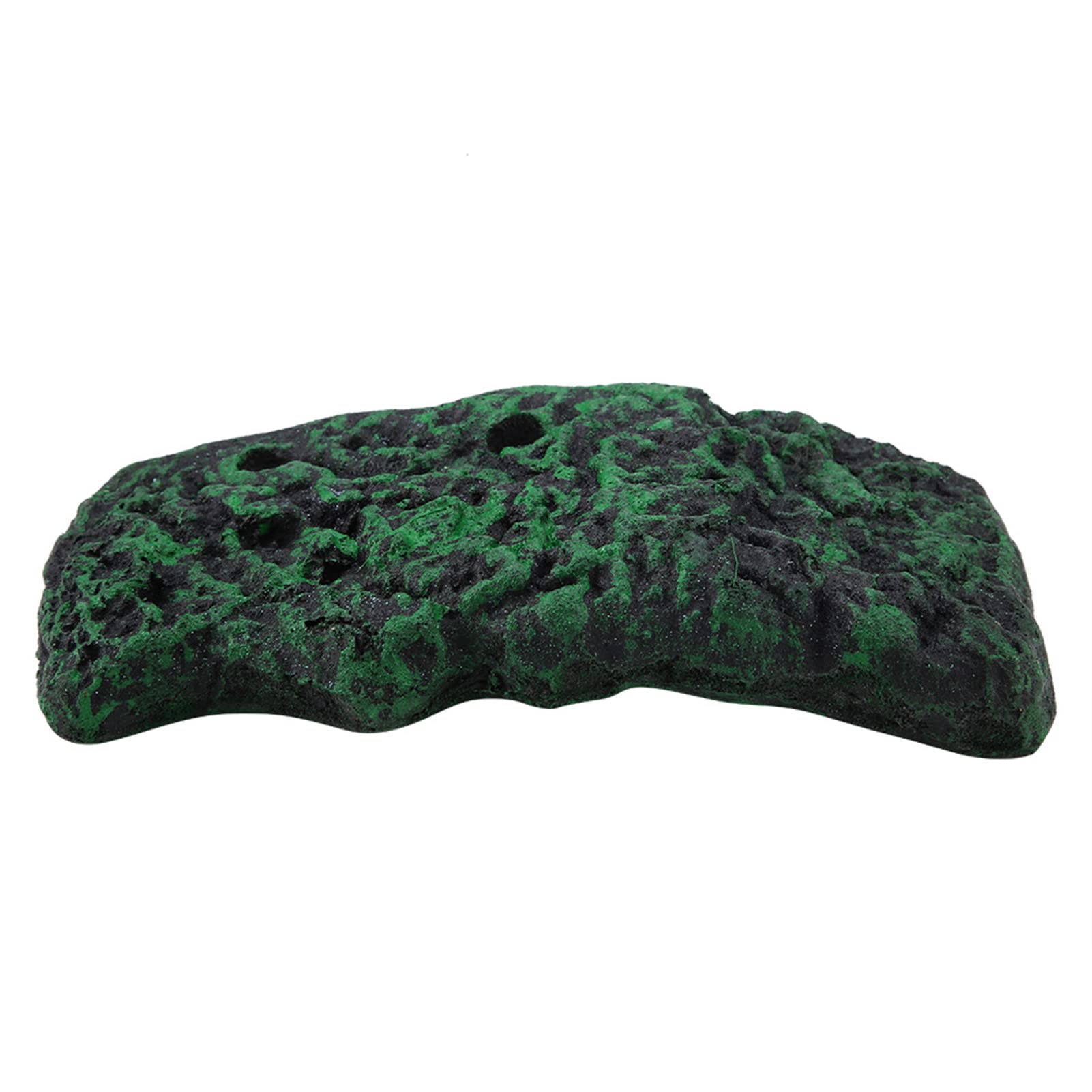 Turtle Basking Platform Natural Habitat Rocks Resin Floating Island Aquarium Stone Decor for Semi Aquatic Animals(Small)