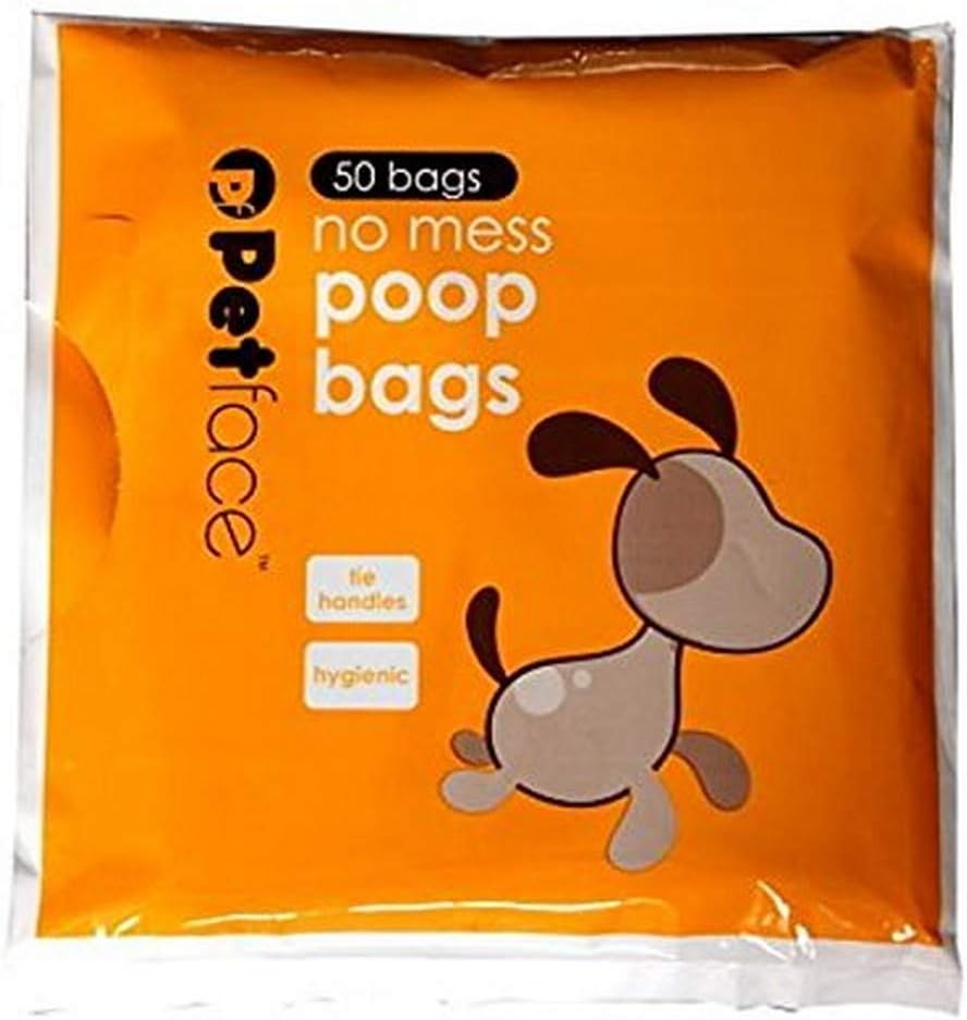 Petface No Mess Dog Poop Bags (Pack of 50) BigaMart
