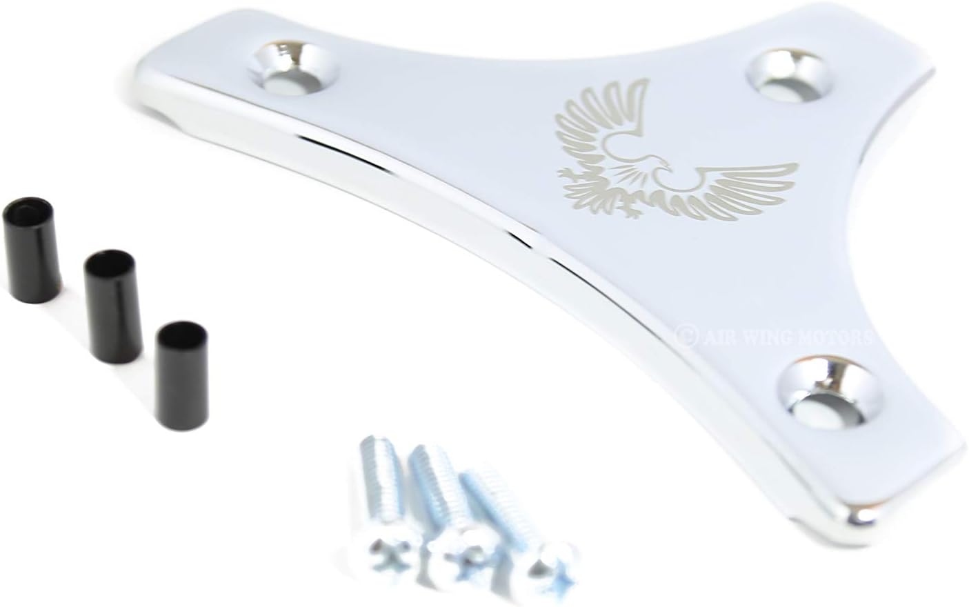 Sissy Bar Upright Passenger Backrest Pad Mount Kit Bracket