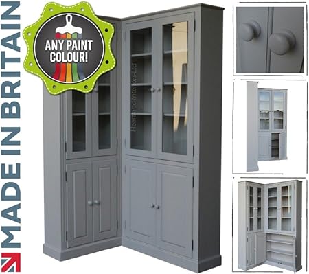 Shabby Chic Pine Corner Unit Painted Annie Sloan Mix Shabby Chic Dresser Shabby Chic Shabby Chic Kitchen