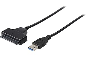 Rosewill USB 3.0 to SATA III Adapter for 2.5" SDD HDD Hard Drives. SATA III/II/I to USB 3.0 External Converter and Cable, Sup