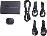 Knadgbft 4 Port KVM Switch 4K USB Keyboard Mouse Hot Share for Windows 7/10 view 1