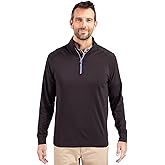 Cutter & Buck Adapt Eco Knit Stretch Recycled Mens Quarter Zip Pullover