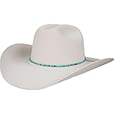 Handmade Genuine Turquoise Stone Hat Band - Authentic Western Accessory for Cowboy Hats, Fedoras & Felt Hats - Unisex Hat Decoration for Men & Women with a Timeless Style