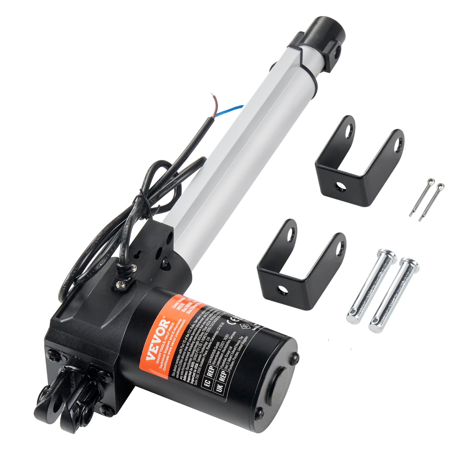 VEVOR Linear Actuator 12V, 8 Inch Heavy Duty