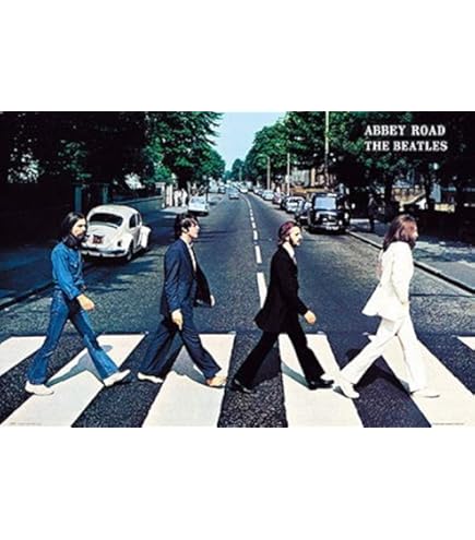 Amazon.com: The Beatles - Music Poster (Abbey Road) (Size