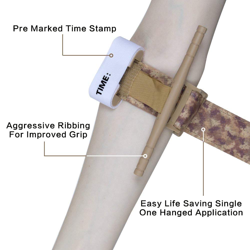 Tourniquet：Emergency Tourniquets, Combat Medical Tourniquet, Hiking First Aid Kit Military Tactical Tourniquet for Bleeding Control, Life Saving Hemorrhage Control, School Training (Army Green): Industrial & Scientific