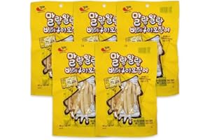 K-Herb Dried Squid – Korean Squid Flavorful Grilled Soft Butter Korean Dried Squid (Soft Butter Squid 5Pack)