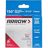 Arrow Fastener 509 Genuine T50 9/16-Inch