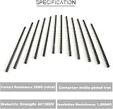 Youmile 20pcs 2.54mm Round Female Header 40pin Socket Tinned 1x40P 0.1" Single view 5