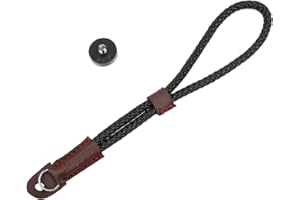 PU Leather Safety Hand Strap, Adjustable Wrist Strap Lanyard with 1/4 Inch Screw, for ONE X2 OM 4 OSMO Mobile 2 3 Smooth Stab
