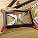 Frame Corner Clamps for Woodworking Kit - Clamping Square Tightens Four Corners for Easy Use – Self Squaring, Adjustable Corner Square Clamp Kit Includes Extruded Aluminum Rail, Joiners, & More