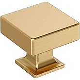 Amerock Lintel 1-1/4 inch (32mm) Length Champagne Bronze Cabinet Knob, BP37440CZ