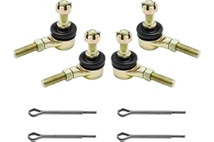 SYOWADA 2 Pair 10mm Left and Right Tie Rod Ball Joint Replacement for TaoTao Coolster 50cc 70cc 90cc 110cc 125cc 150ss Replacement for Chinese 4 Wheeler ATV Quad