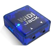 CME WIDI Jack Premium Bluetooth MIDI Interface | TRS/DIN Devices, Ultra Low 3ms Latency, Power via MIDI Out or USB-C