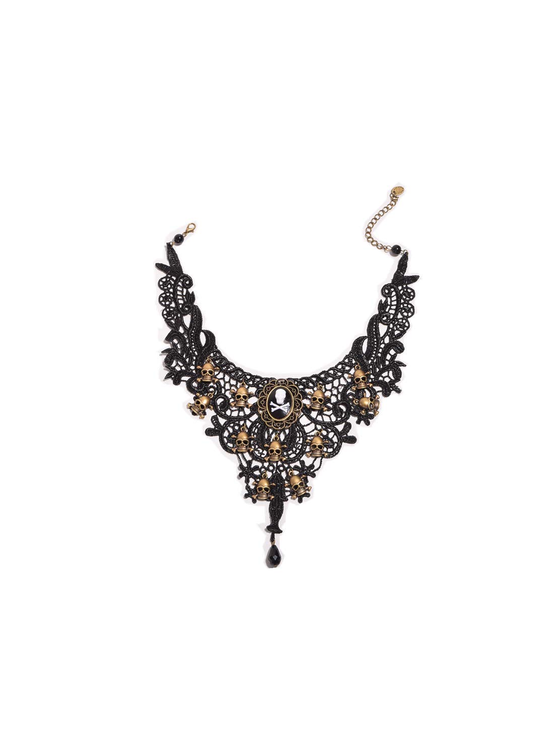 BLESSUME Steampunk Lace Choker Necklace (B)