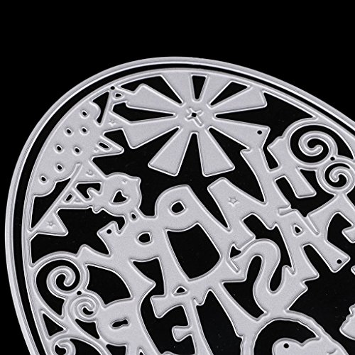 Easter Eggs Cutting Dies Stencil DIY Scrapbooking Photo Album Decor, Easter Greeting Card DIY Craft Die-cuts Stencils