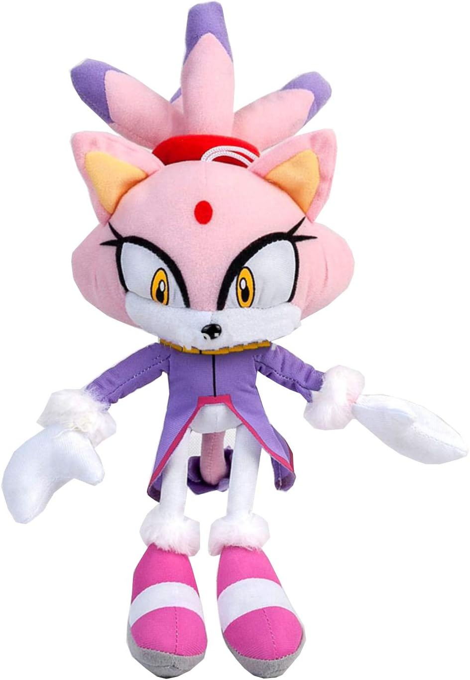 New Super Sonic Purple Lilac Different World Princess Blaze The Cat Plush Doll Stuffed Toys Gift