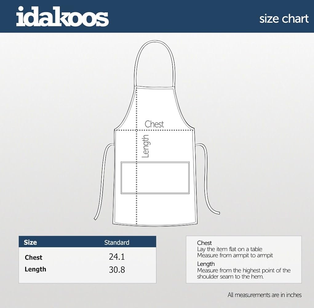 Idakoos Analyst repeat retro Apron 24 wide by 30 long.
