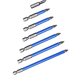 Piutouyar 7Pcs Magnetic Anti-Slip Drill Bit, PH2