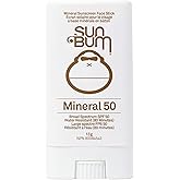 Sun Bum Mineral Spf 50 Sunscreen Face Stick | Vegan and Reef friendly (Octinoxate & Oxybenzone Free) Broad Spectrum Natural S