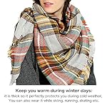 Blanket Scarf for Women, Winter Plaid Scarf Warm Soft Chunky Large Fashion Wrap Shawl Christmas Scarves Blanket Scarf for Women, Winter Plaid Scarf Warm Soft Chunky Large Fashion Wrap Shawl Christmas Scarves