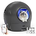 Cawypety S2 Self-Cleaning Cat Litter Box, Extra Large Automatic Cat Litter Box with APP Control, Safe Alert, Smart Health Monitor for Multiple Cats