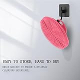 INNERNEED Food-Grade Silicone Body Scrubber Pink Handheld Shower Brush view 6