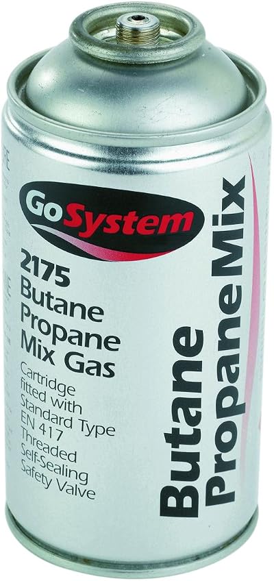 GoSystem Butane/Propane Mix Gas Cartridge 70:30 170 g EN417 Valve