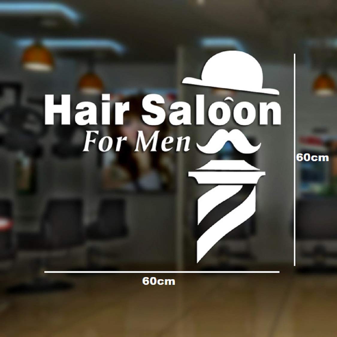 Buy Mens Hair Salon Barber Shop Men Parlour Wall Sticker Online At