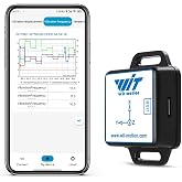 [BLE Vibration Sensor] WTVB01-BT50 Smart Vibration Module Ar-duino, 3-axis Vibration(Amplitude+Frequency+Displacement+Speed) Detector, Wireless Acceleration Shock Motor Monitor