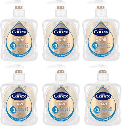Carex Advanced Care Moisturising Antibacterial Hand Wash 6 x 250ml