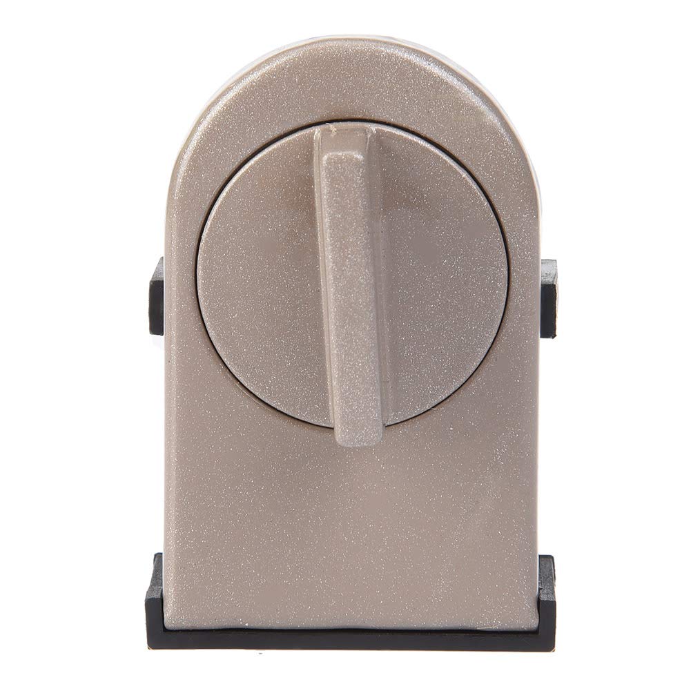 Safety Lock Metal Anti-Theft Window Stopper Wedge Adjustable Sturdy Door Security Locks with Rotary Switch for Sliding Window