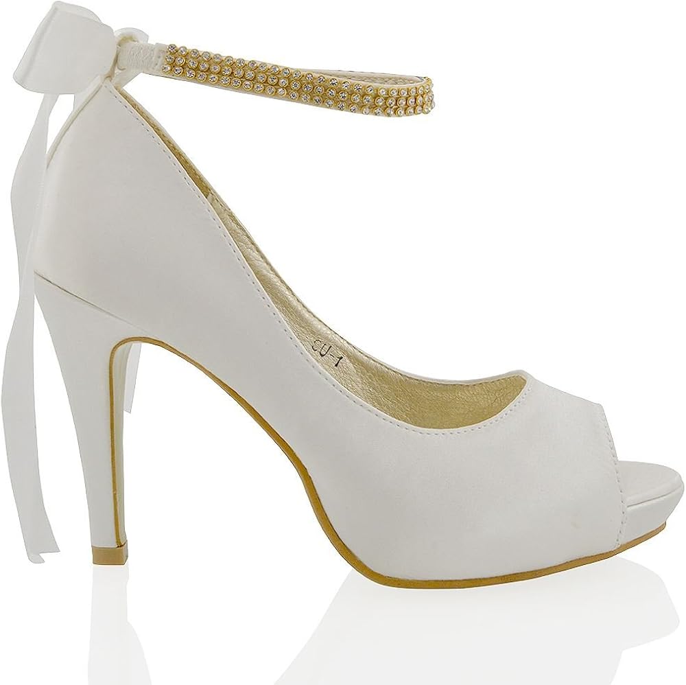 Decollete Scarpa Donna Elegante Nero Con Trasparenze E Brillantini Tono Su Tono Tacco A Spillo 12 Evento Glamour - Foto 2