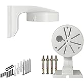 WiTi 4.7 inches Wall Mounting Bracket for Dome Security Camera,Cable Management Mount Junction Box Security Surveillance Syst